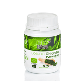 100% Bio Chlorella Pyrenoidosa 300g (1200 tabletek po 250 mg) - Bio Organic Foods