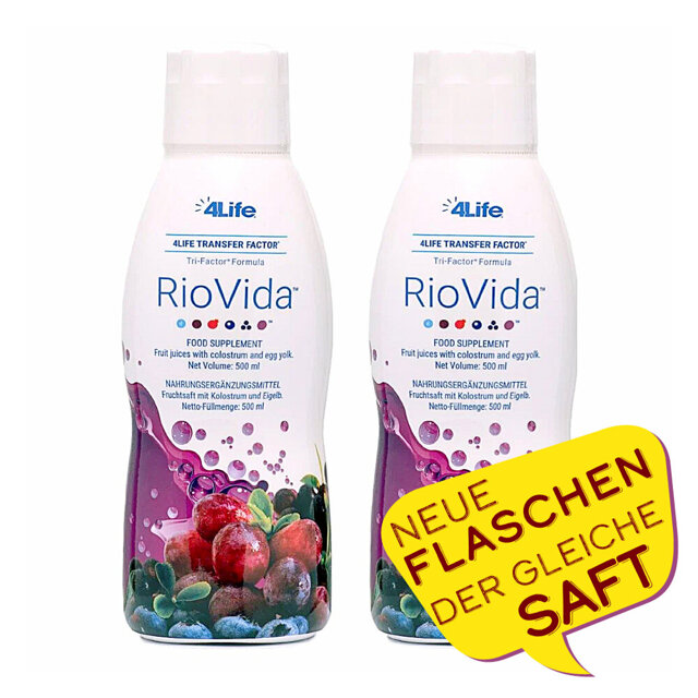 Transfer Factor RioVida  - 2 x 500 ml, suplement diety 4Life, USA 
